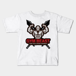 Sore Today, Strong Tomorrow Gym Beast Kids T-Shirt